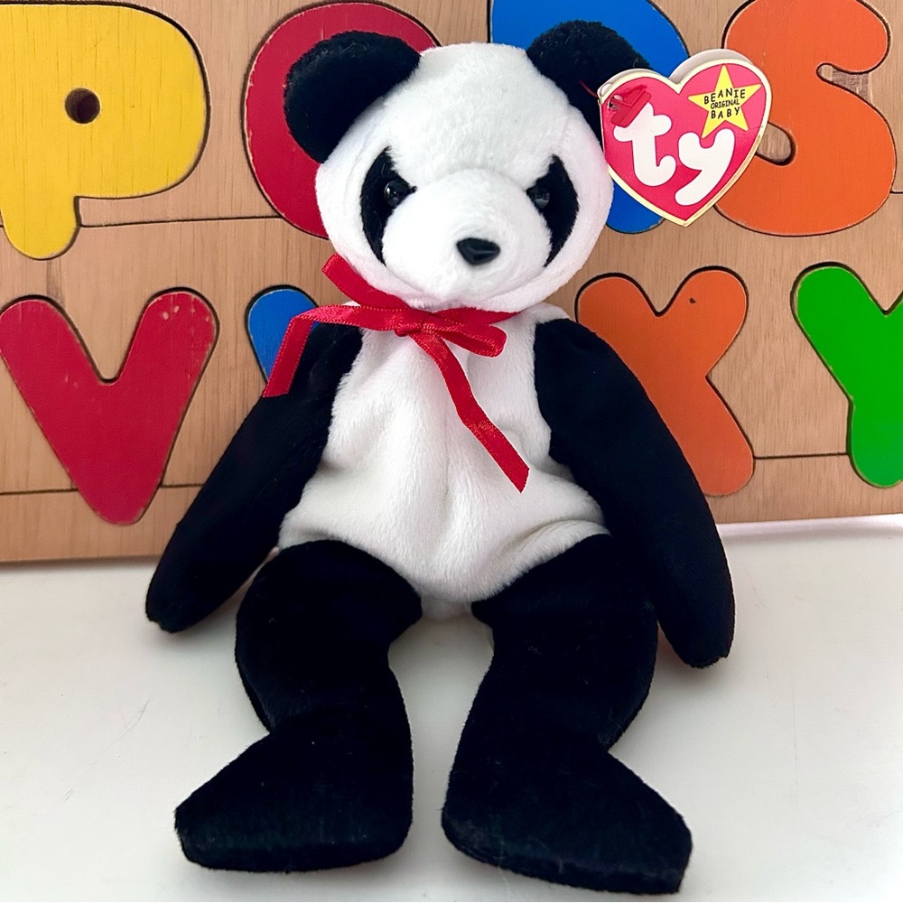 NWT Fortune 🐼 the Panda Ty Beanie Baby 1997